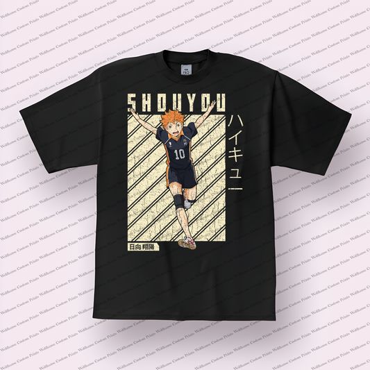 Haikyuu Distressed Design Graphic Tee