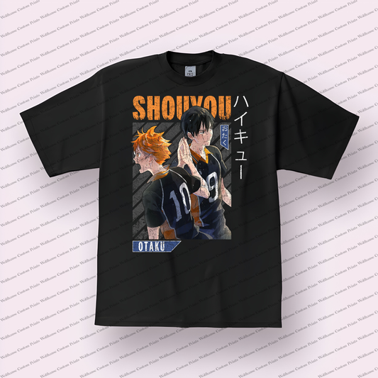 Haikyuu Distressed Design Graphic Tee