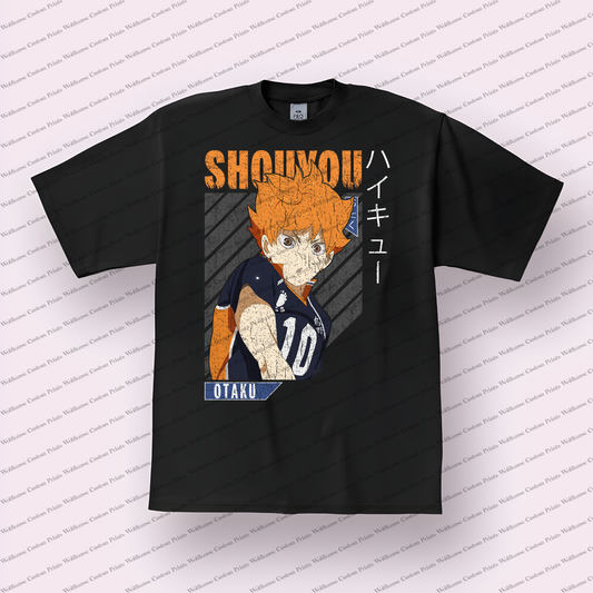 Haikyuu Distressed Design Graphic Tee
