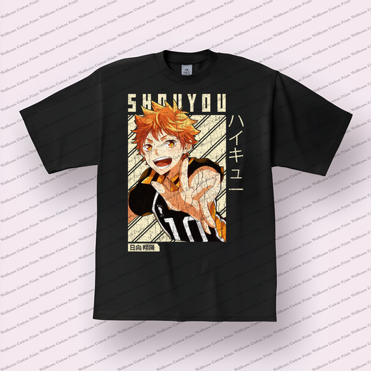 Haikyuu Distressed Design Graphic Tee
