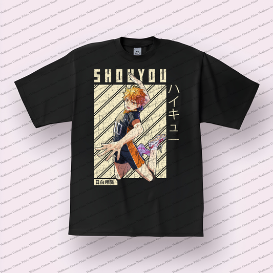 Haikyuu Distressed Design Graphic Tee