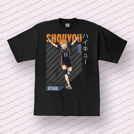 Haikyuu Distressed Design Graphic Tee