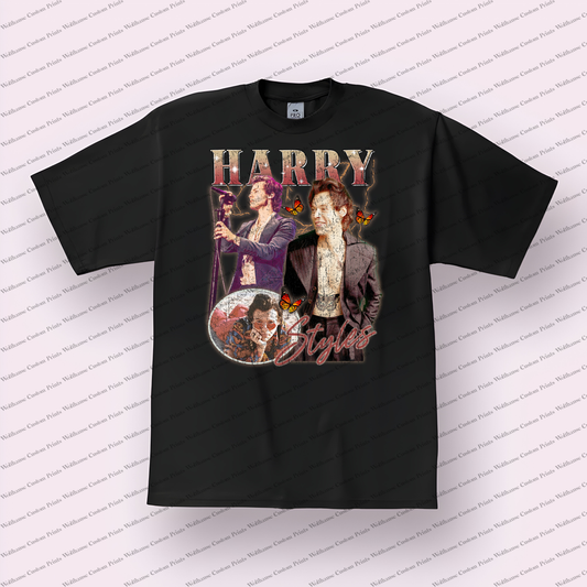 Harry Styles Distressed Graphic Tee
