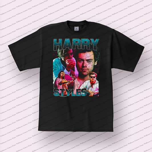 Harry Styles Distressed Graphic Tee