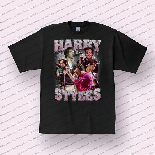 Harry Styles Distressed Graphic Tee