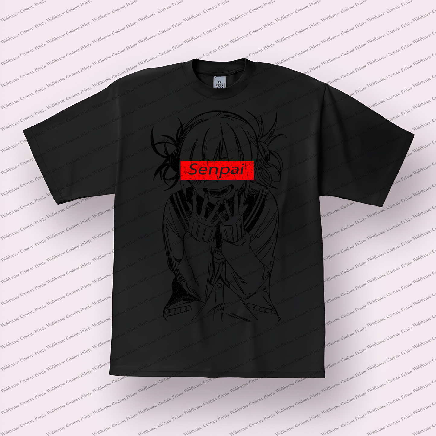 Hentai Distressed Design Graphic Tee