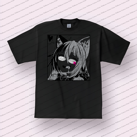 Hentai Distressed Design Graphic Tee