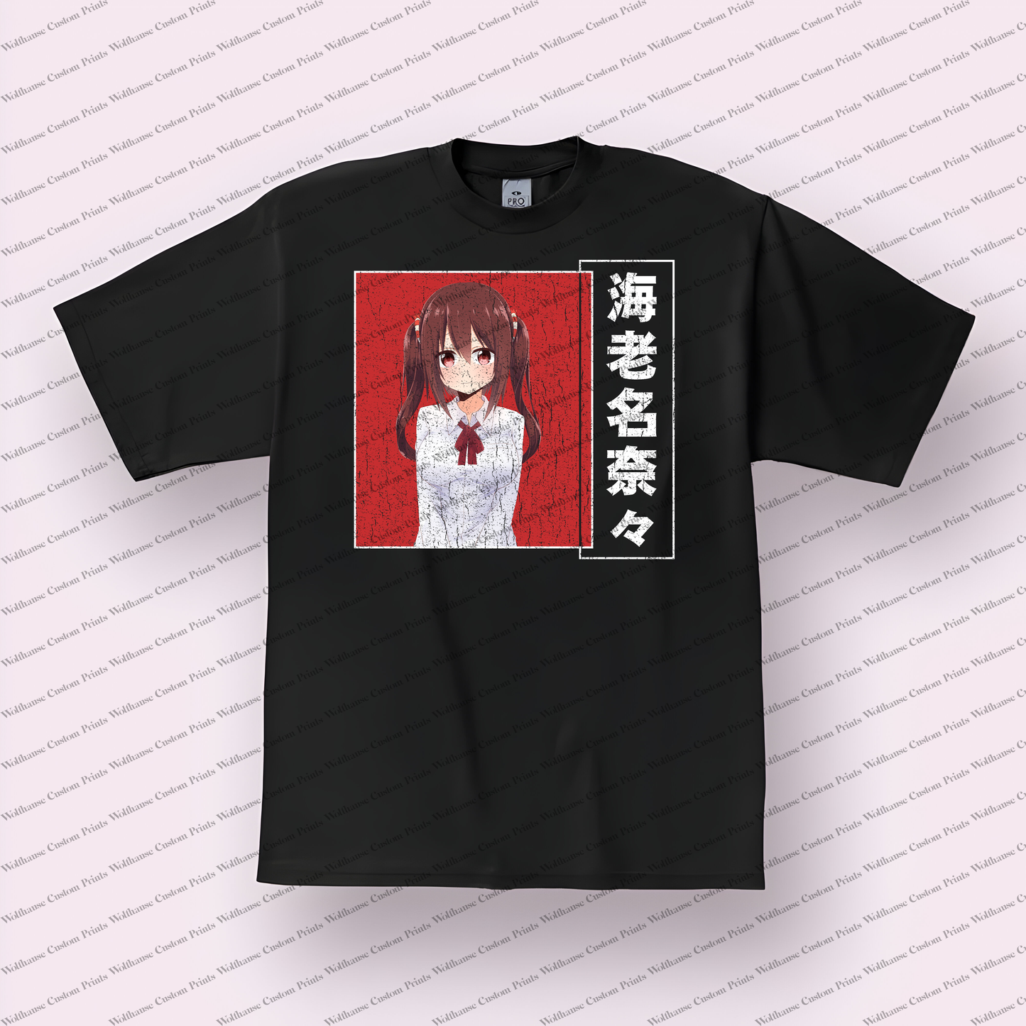Himouto Distressed Design Graphic Tee