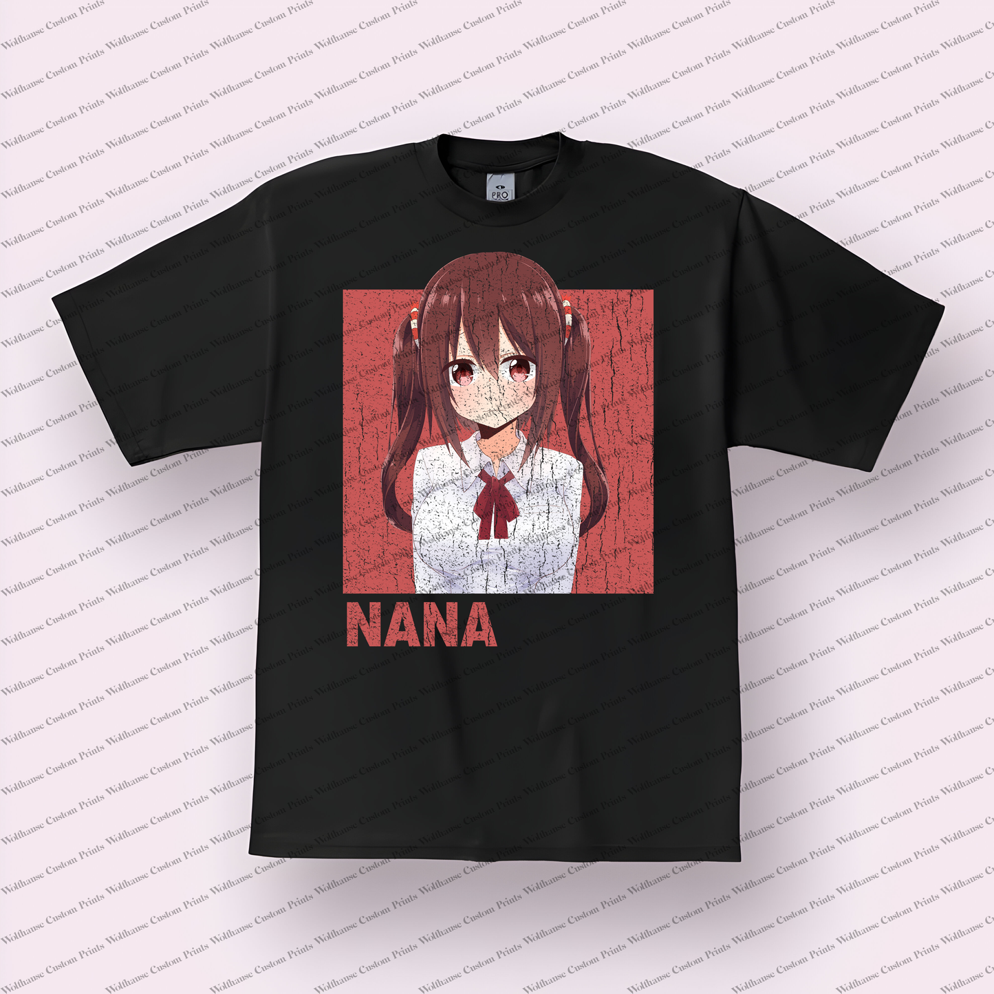 Himouto Distressed Design Graphic Tee