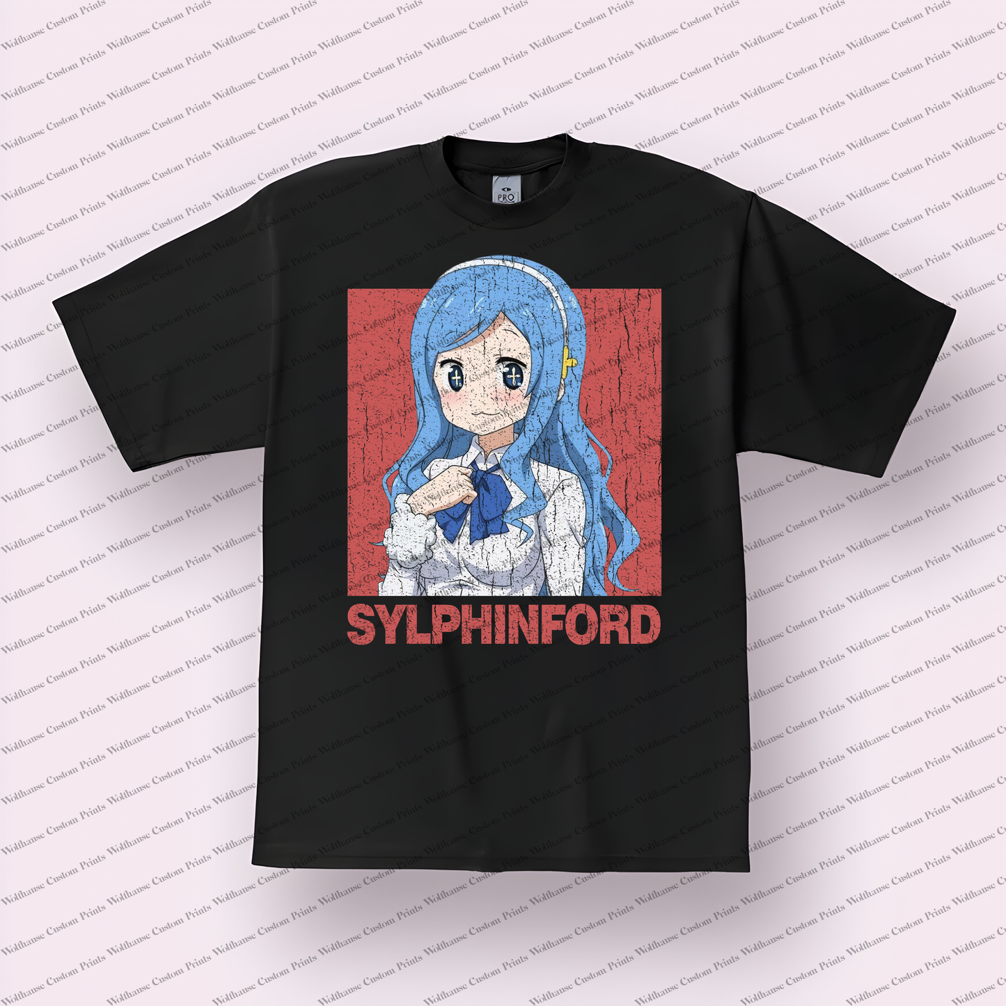 Himouto Distressed Design Graphic Tee