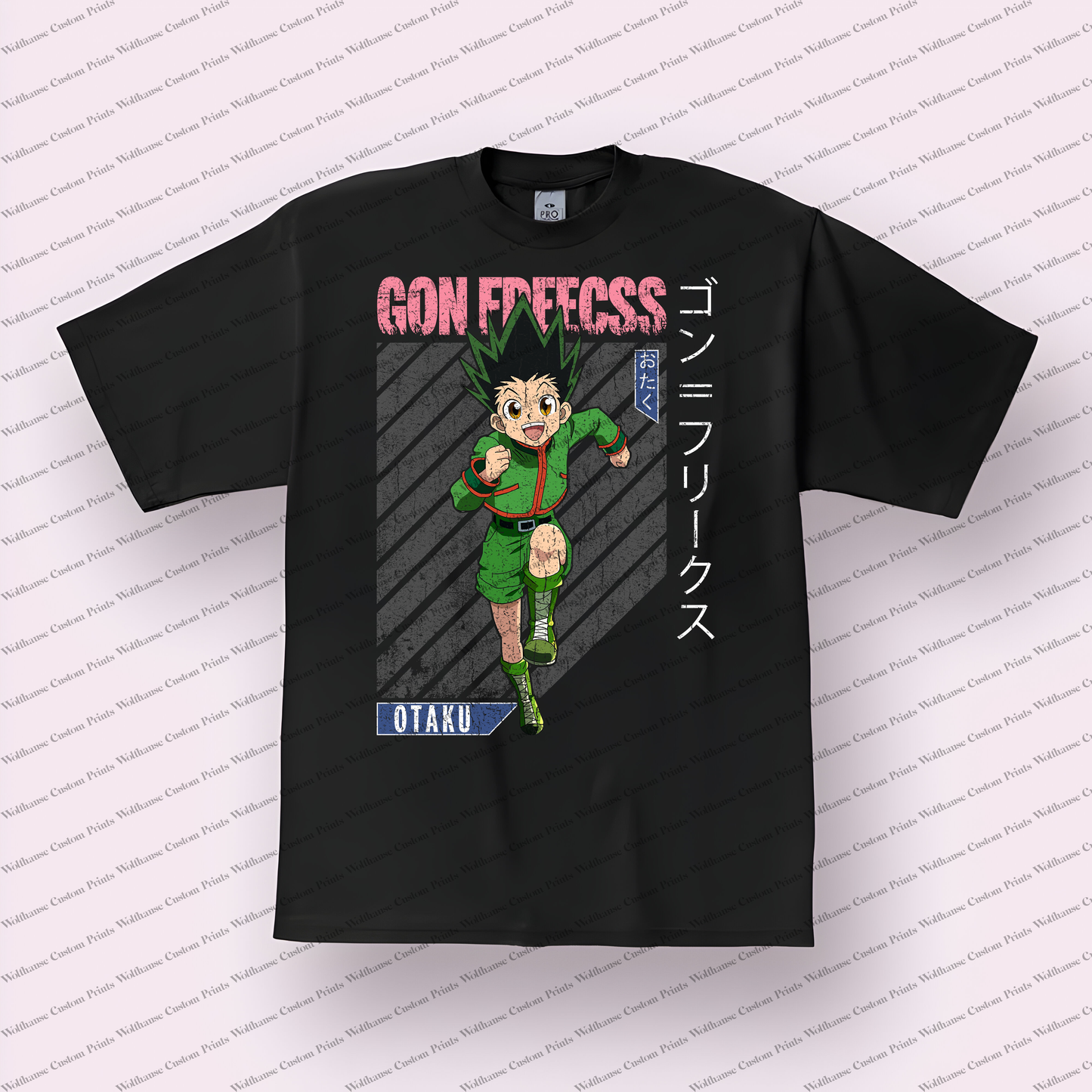 Hunter x Hunter Distressed Design Graphic Tee