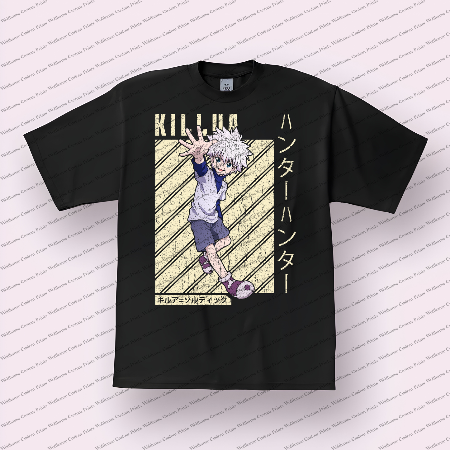 Hunter x Hunter Distressed Design Graphic Tee