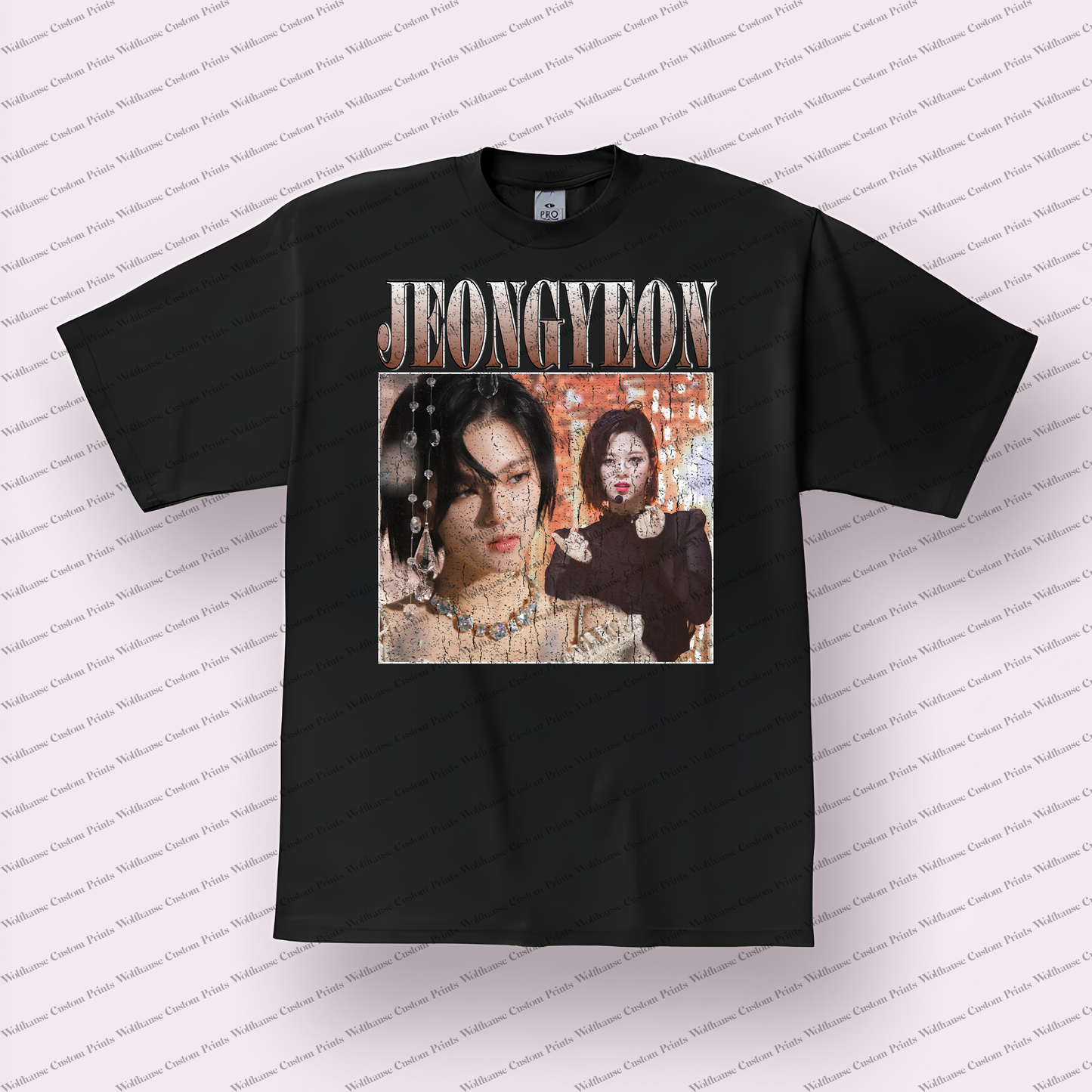 Jeongyeon Distressed Graphic Tee