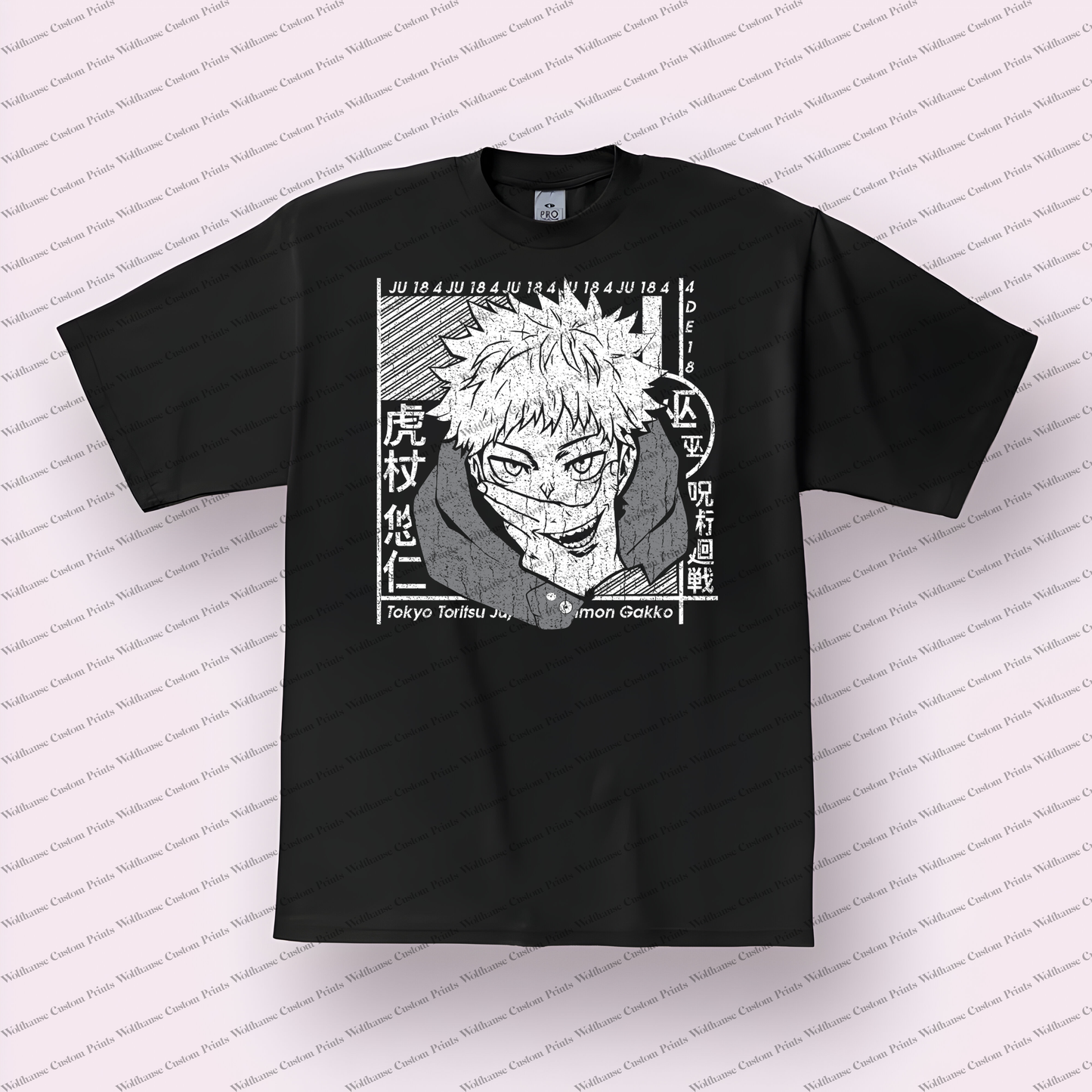 Jujutsu Kaisen Distressed Design Graphic Tee