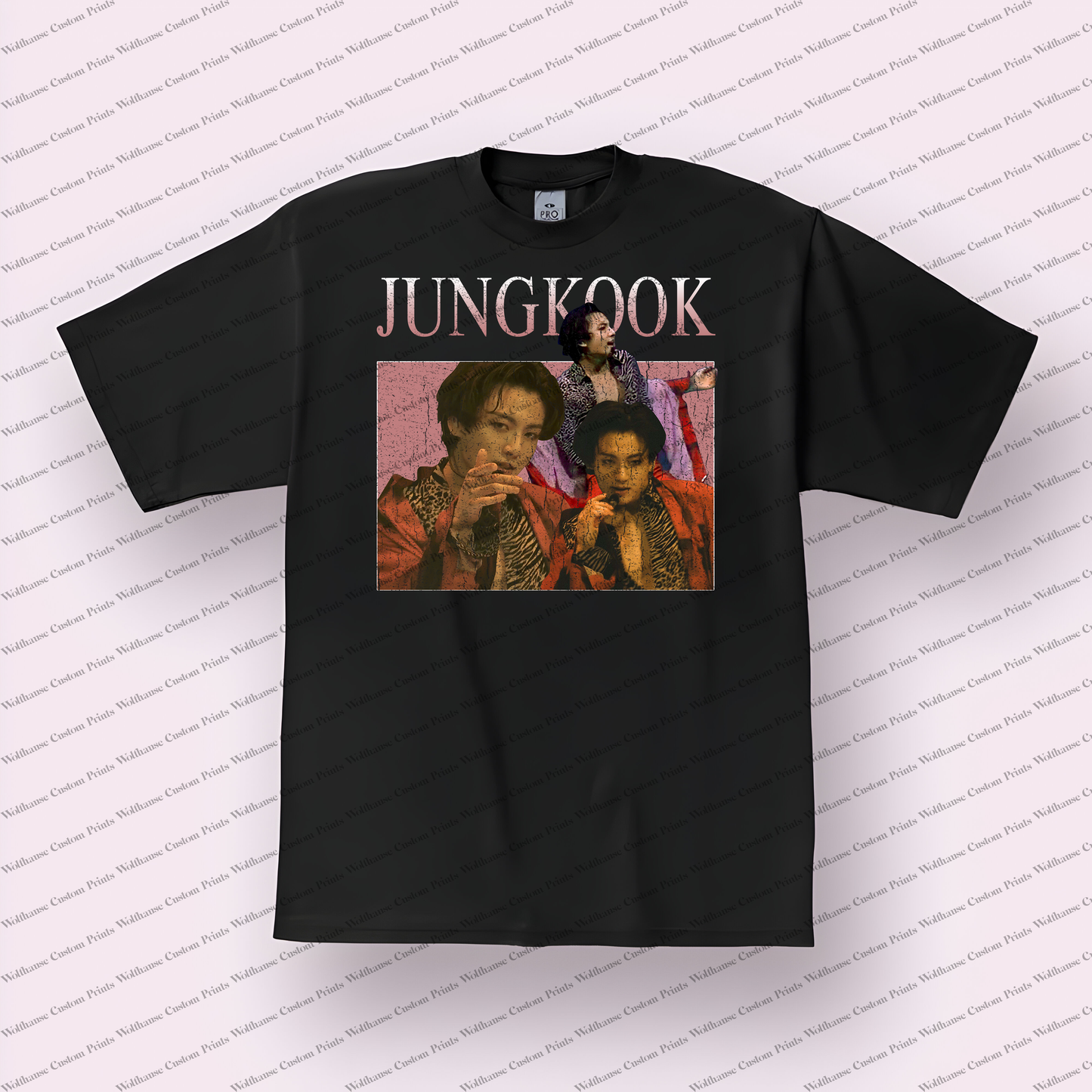 Jungkook Distressed Graphic Tee