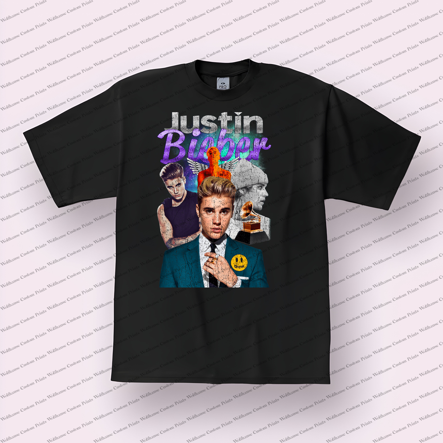 Justin Beiber Distressed Graphic Tee