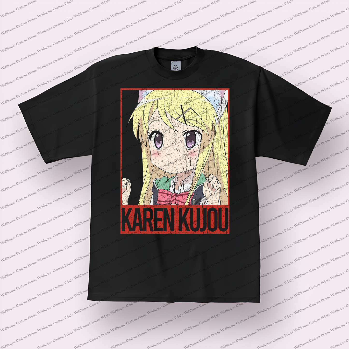 KINMOZA Distressed Design Graphic Tee