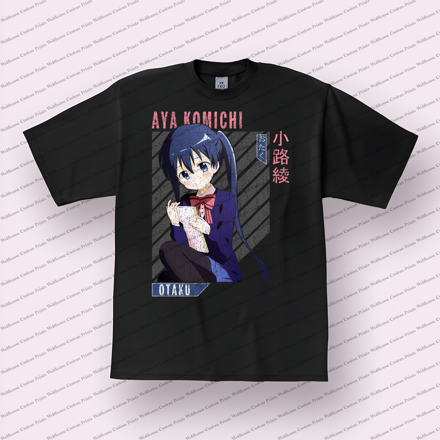 KINMOZA Distressed Design Graphic Tee