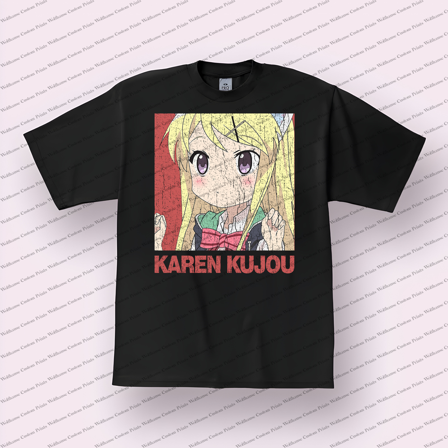 KINMOZA Distressed Design Graphic Tee
