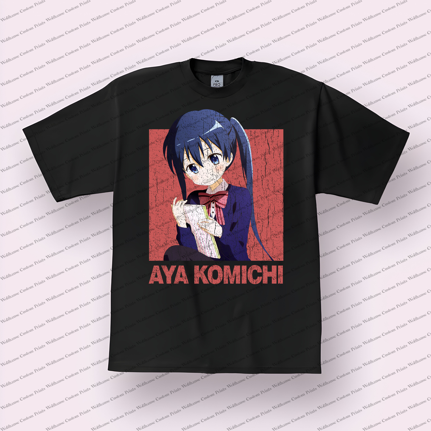 KINMOZA Distressed Design Graphic Tee