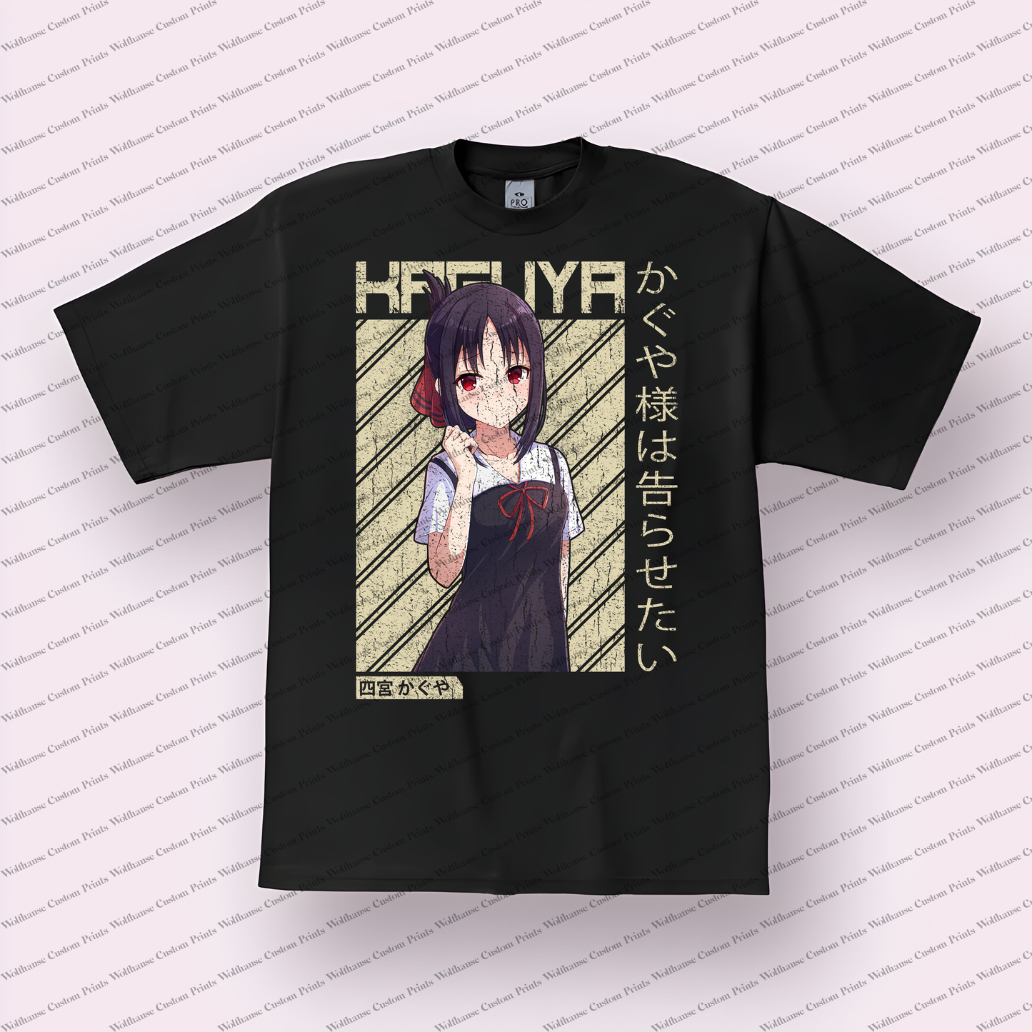 Kaguya-sama Distressed Design Graphic Tee
