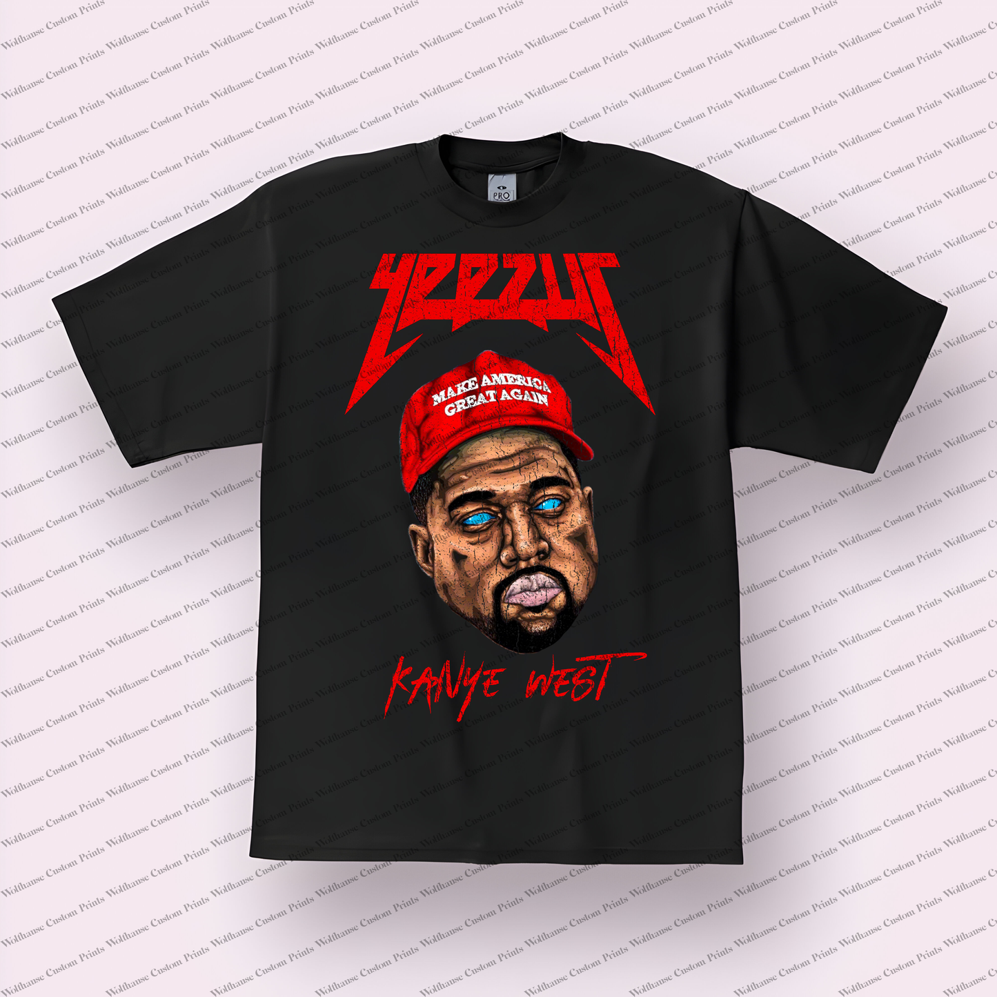 Kanye West Distressed Graphic Tee
