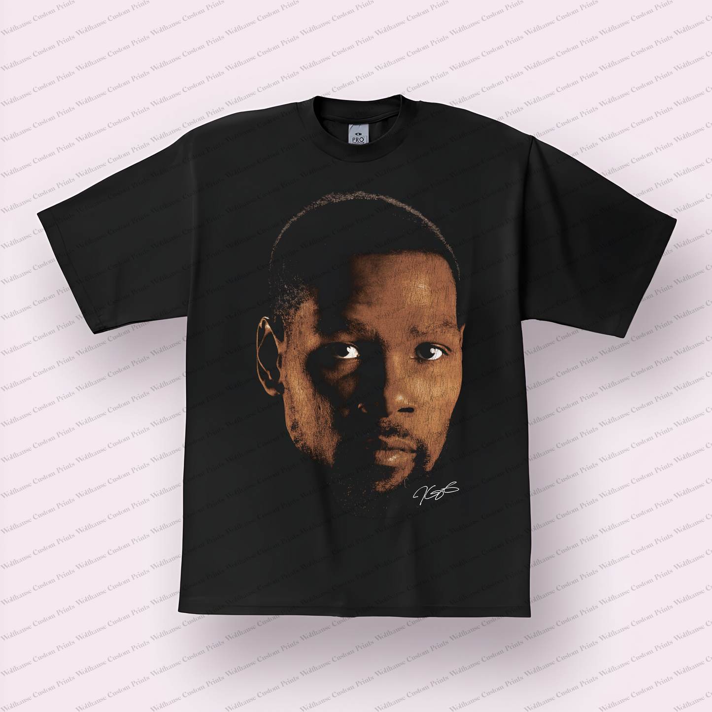 Kevin Durant Big Head Distressed Graphic Tee