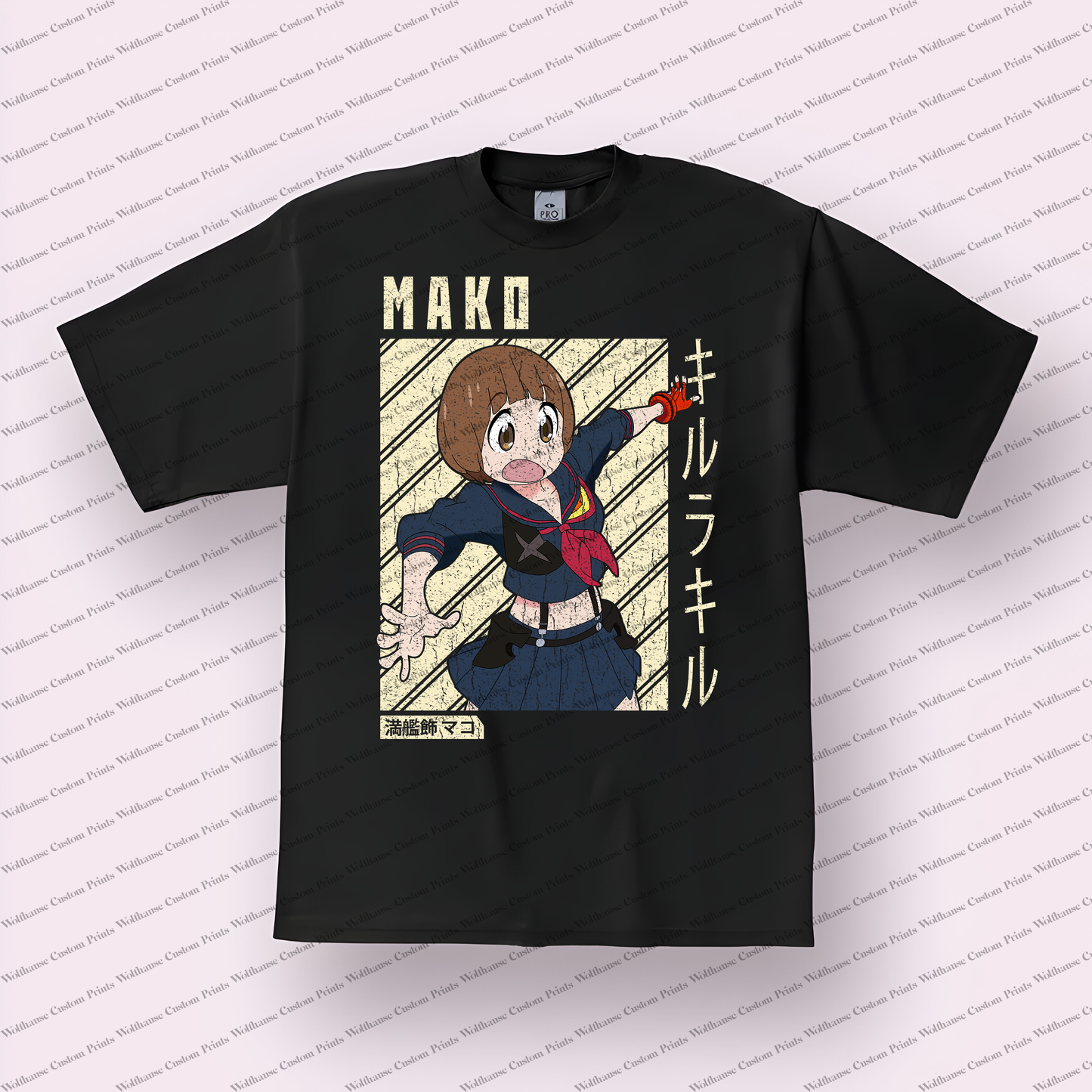 Kill la Kill Distressed Design Graphic Tee