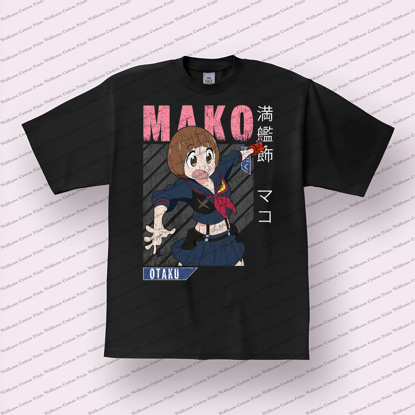 Kill la Kill Distressed Design Graphic Tee