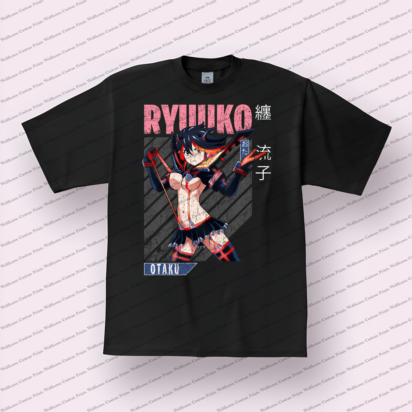 Kill la Kill Distressed Design Graphic Tee