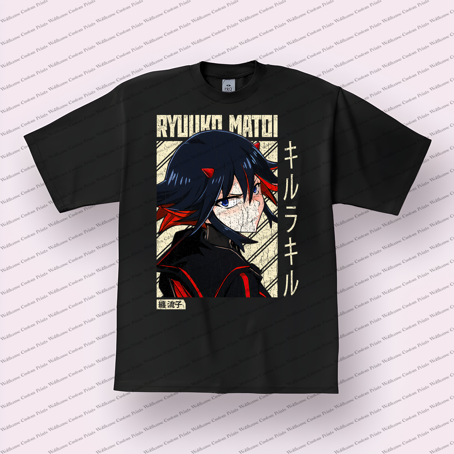 Kill la Kill Distressed Design Graphic Tee