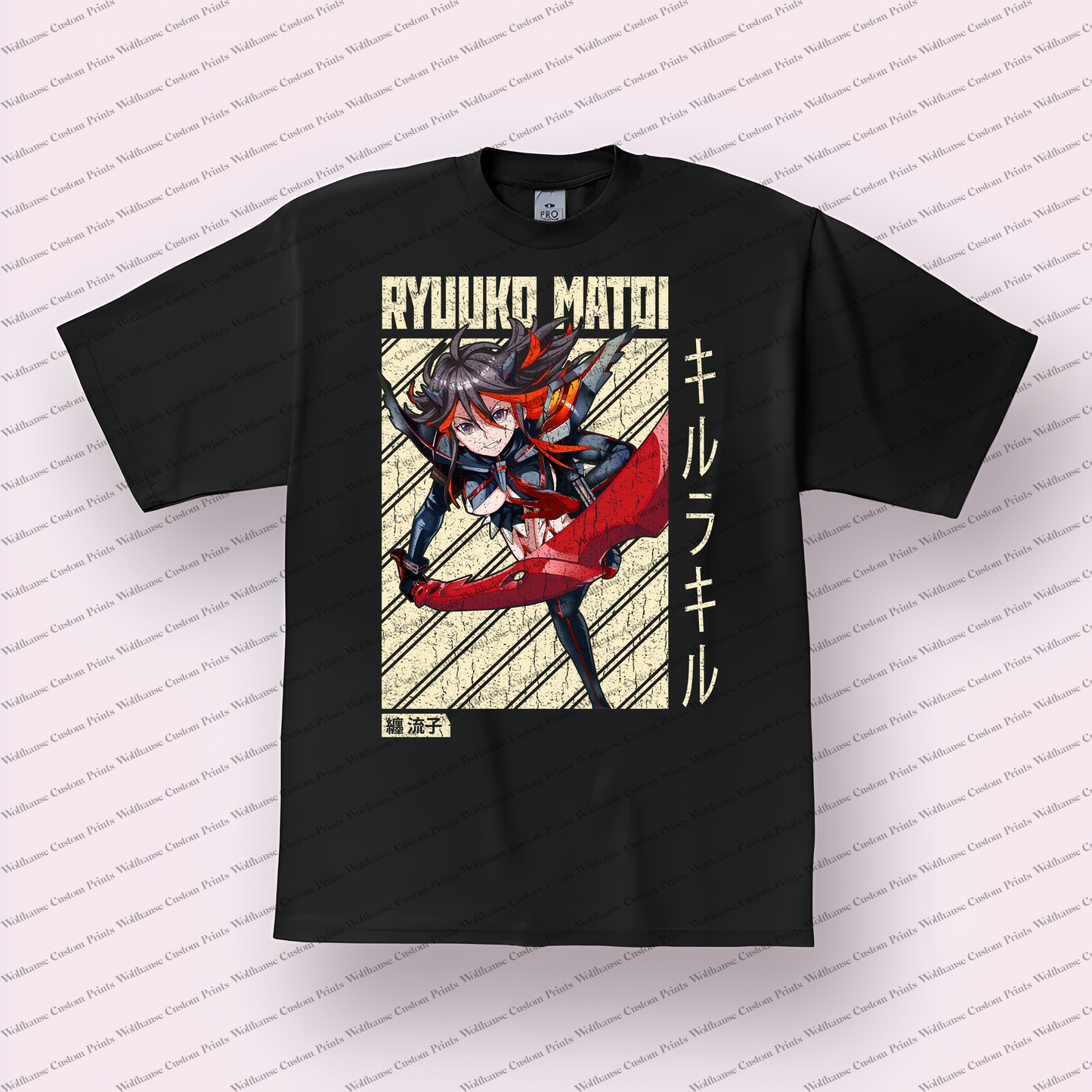 Kill la Kill Distressed Design Graphic Tee