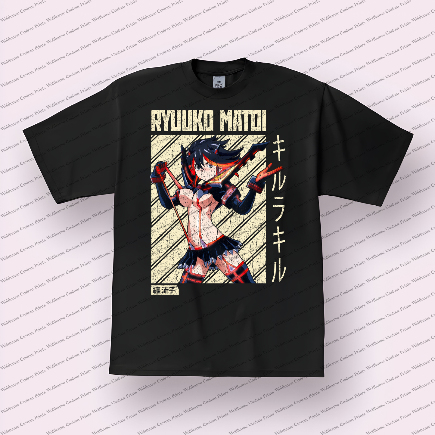 Kill la Kill Distressed Design Graphic Tee