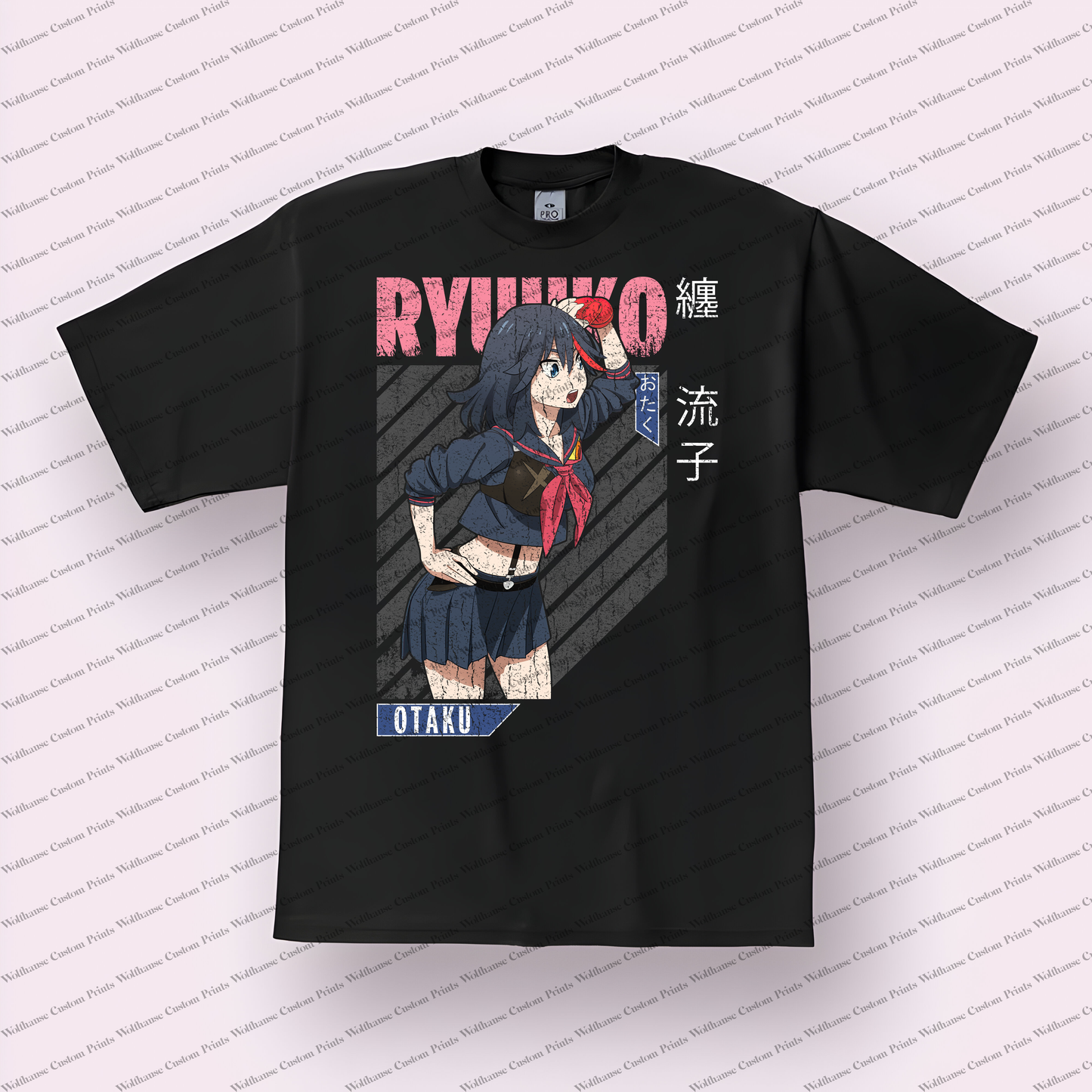Kill la Kill Distressed Design Graphic Tee
