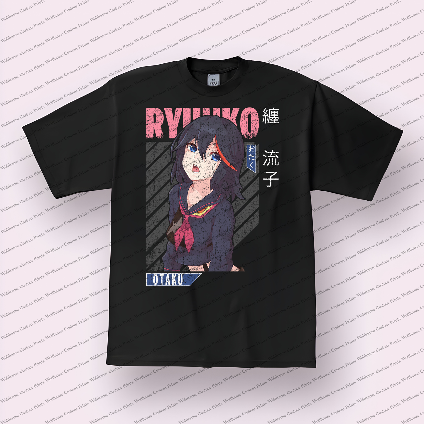 Kill la Kill Distressed Design Graphic Tee