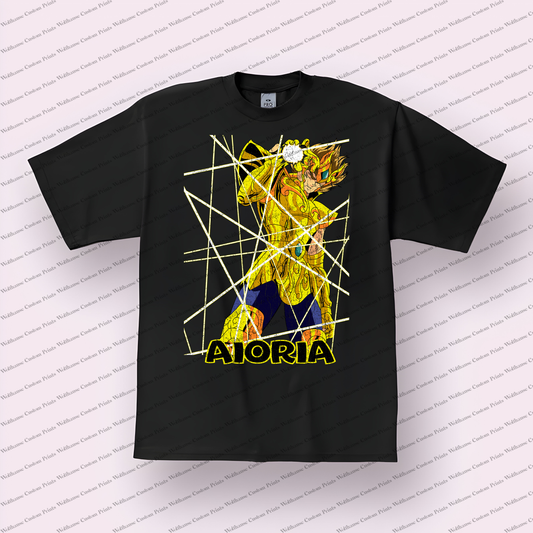 Knights of the Zodiac Distressed Design Graphic Tee
