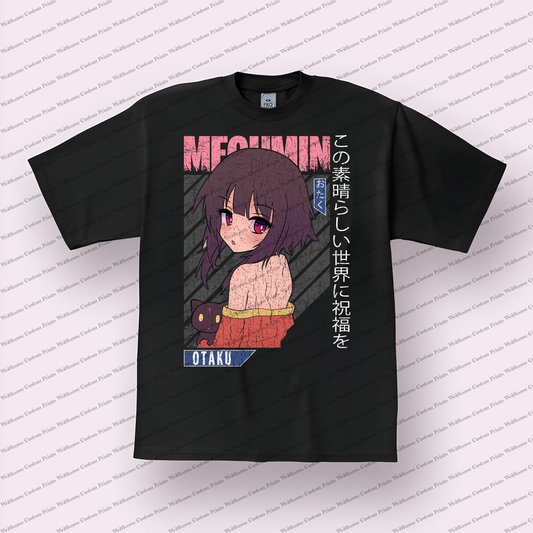 KonoSuba Distressed Design Graphic Tee