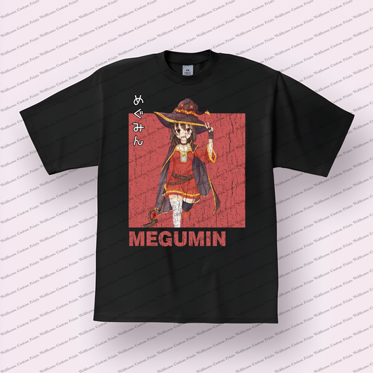 KonoSuba Distressed Design Graphic Tee
