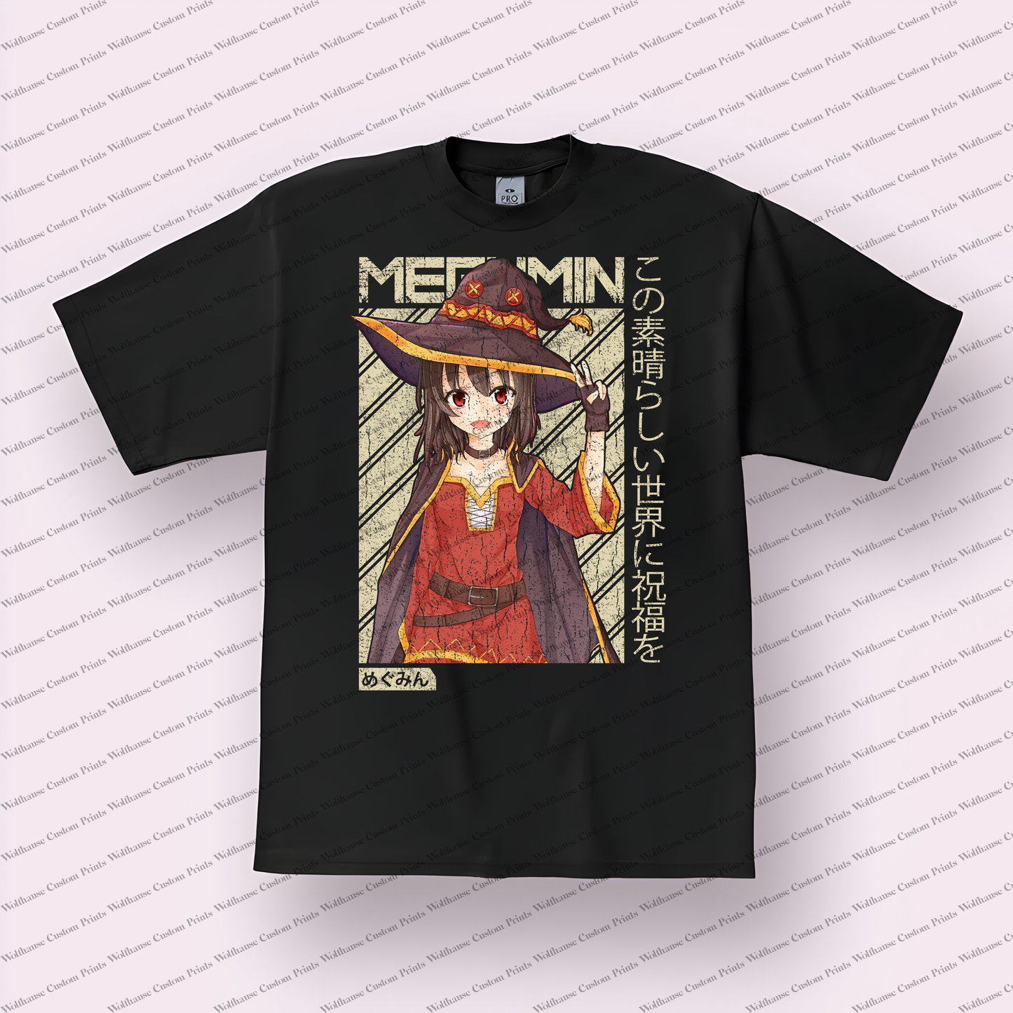 KonoSuba Distressed Design Graphic Tee