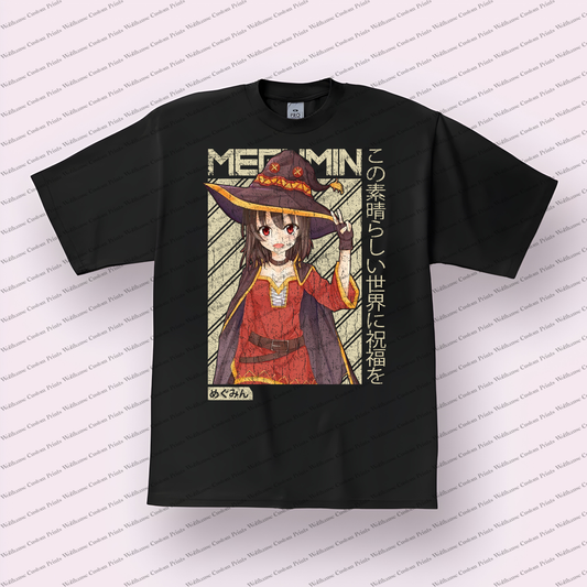 KonoSuba Distressed Design Graphic Tee