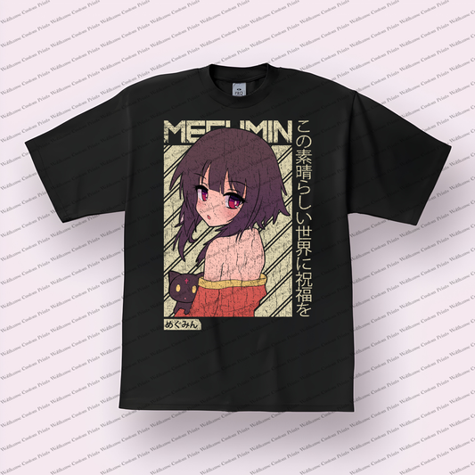 KonoSuba Distressed Design Graphic Tee