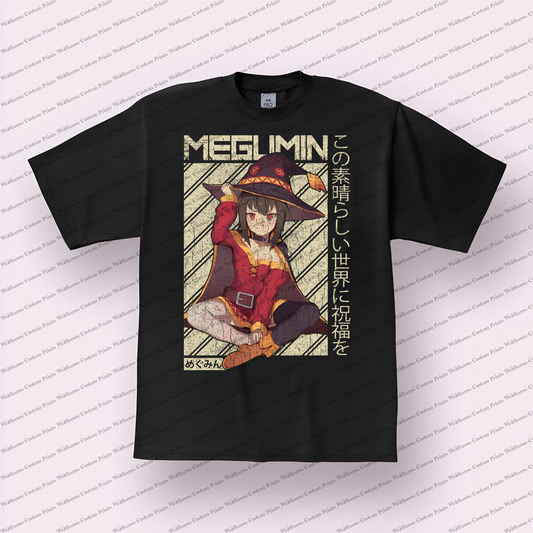 KonoSuba Distressed Design Graphic Tee