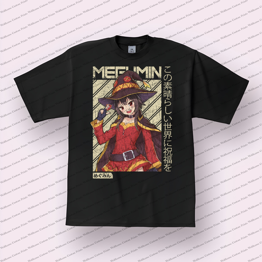 KonoSuba Distressed Design Graphic Tee