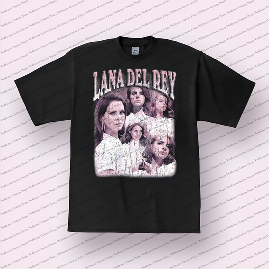 Lana del Rey Distressed Graphic Tee
