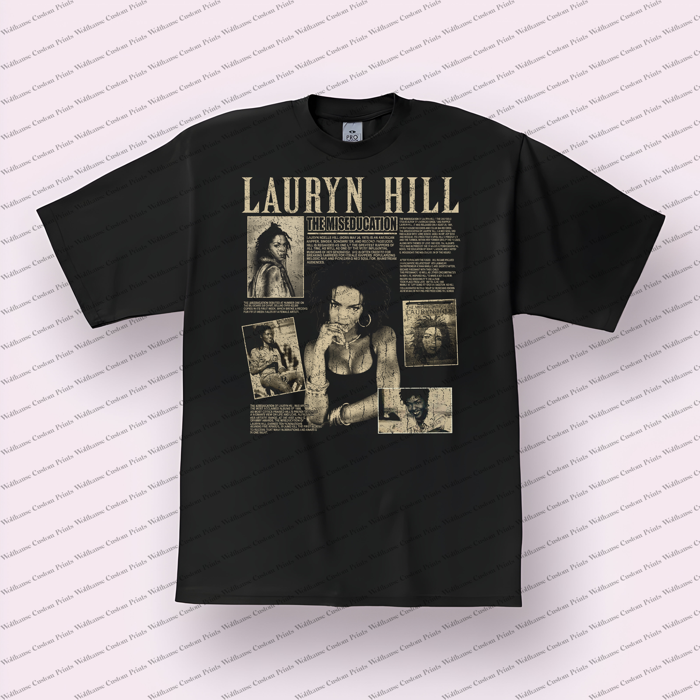Lauryn Hill Distressed Graphic Tee