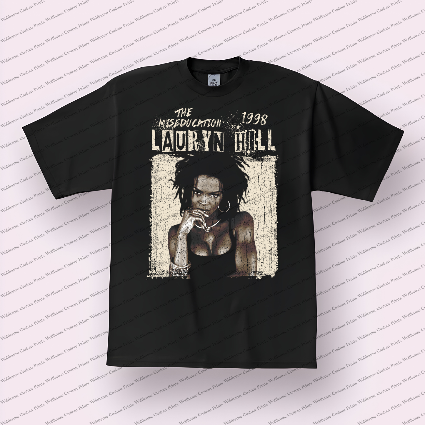 Lauryn Hill Distressed Graphic Tee
