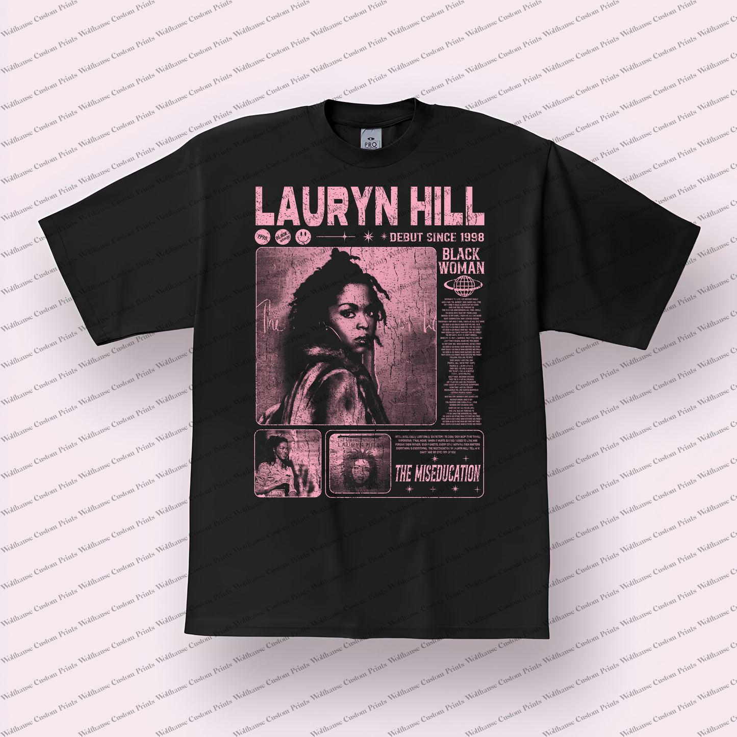 Lauryn Hill Distressed Graphic Tee