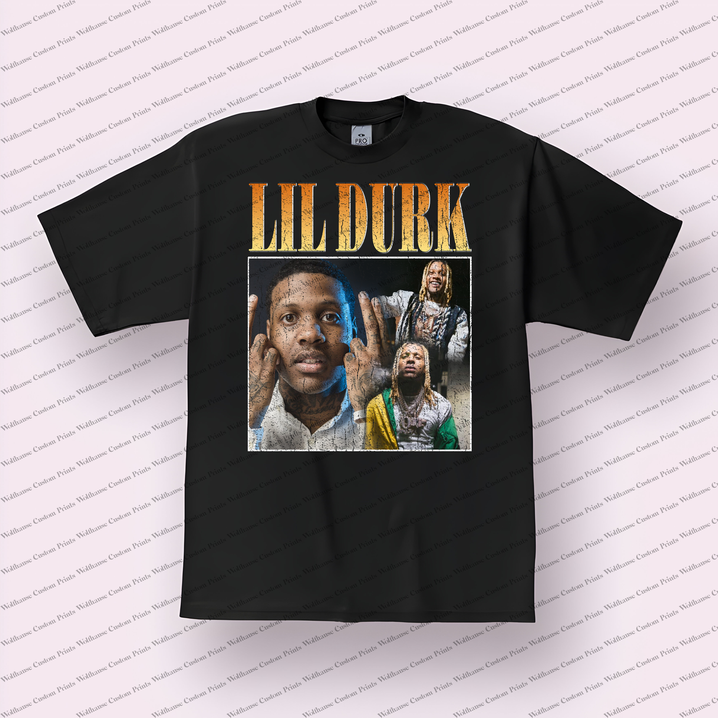 Lil Durk Distressed Graphic Tee