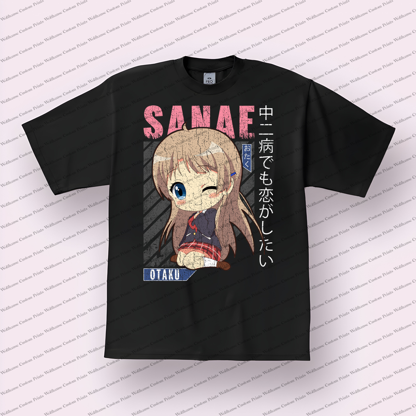 Love Chunibyo Other Delusions Distressed Design Graphic Tee