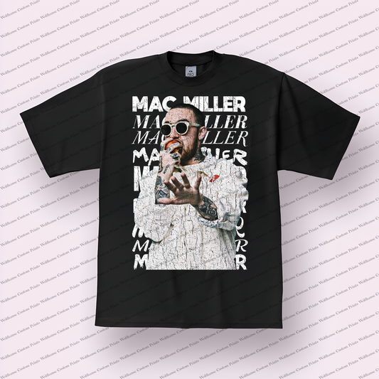 Mac Miller Distressed Graphic Tee